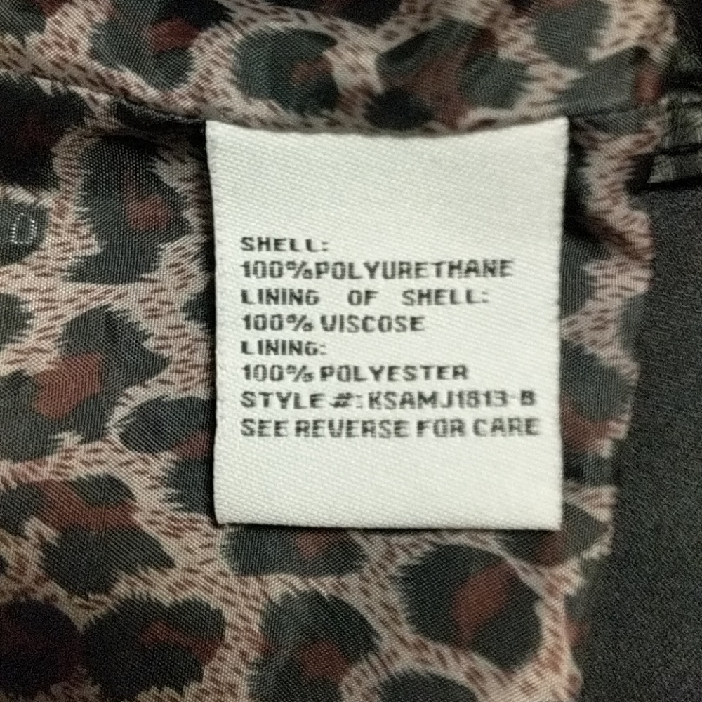 SugarFly Girls Moto Jacket Size L - Picture 7 of 8
